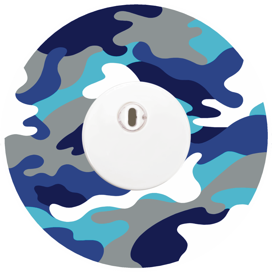 Blue Camo Patches