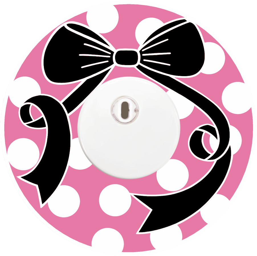 Pink Bow Patches