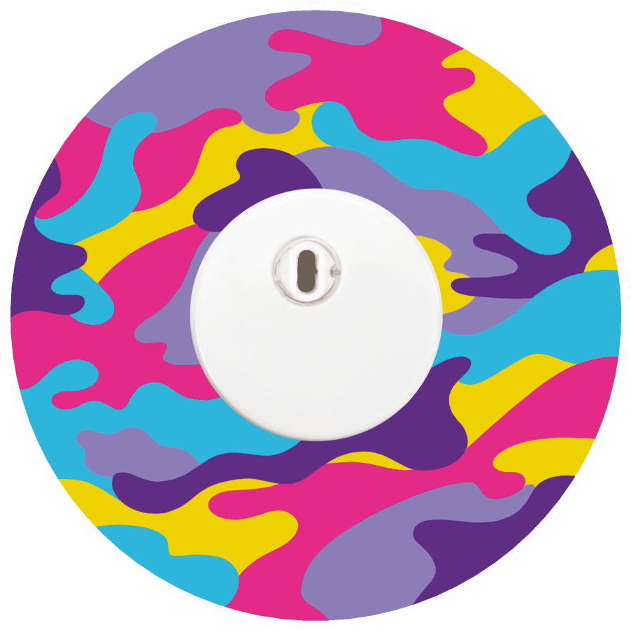Purple Camo Patches