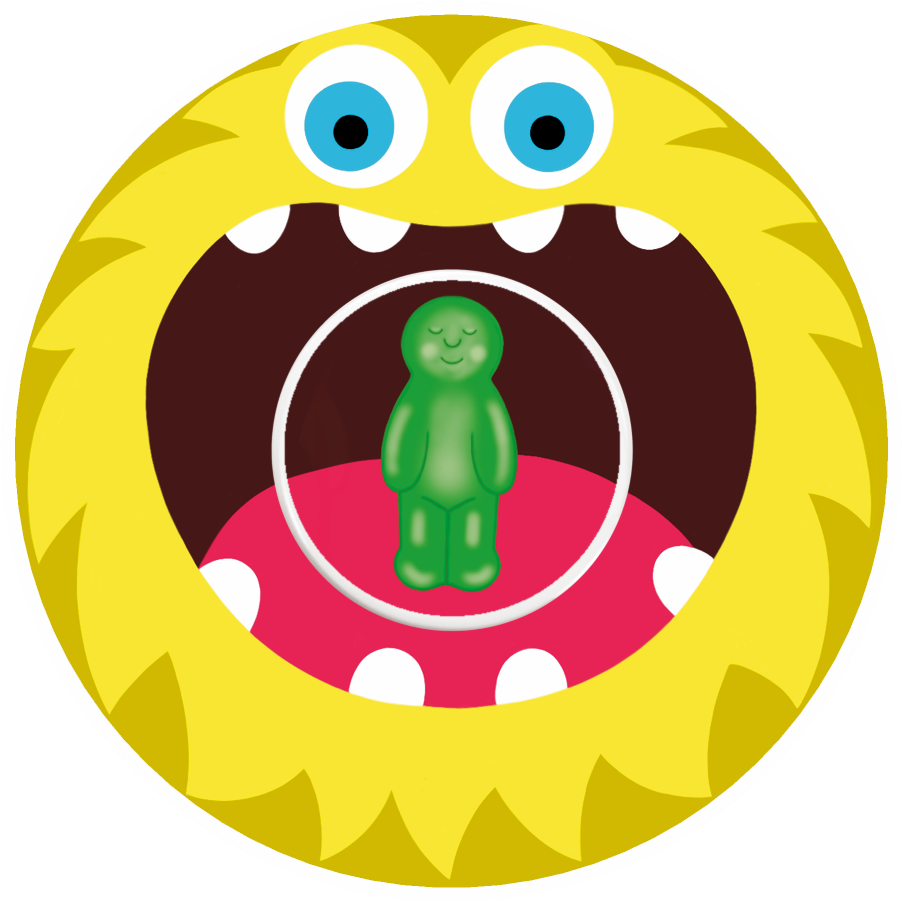 Yellow Monster Patches