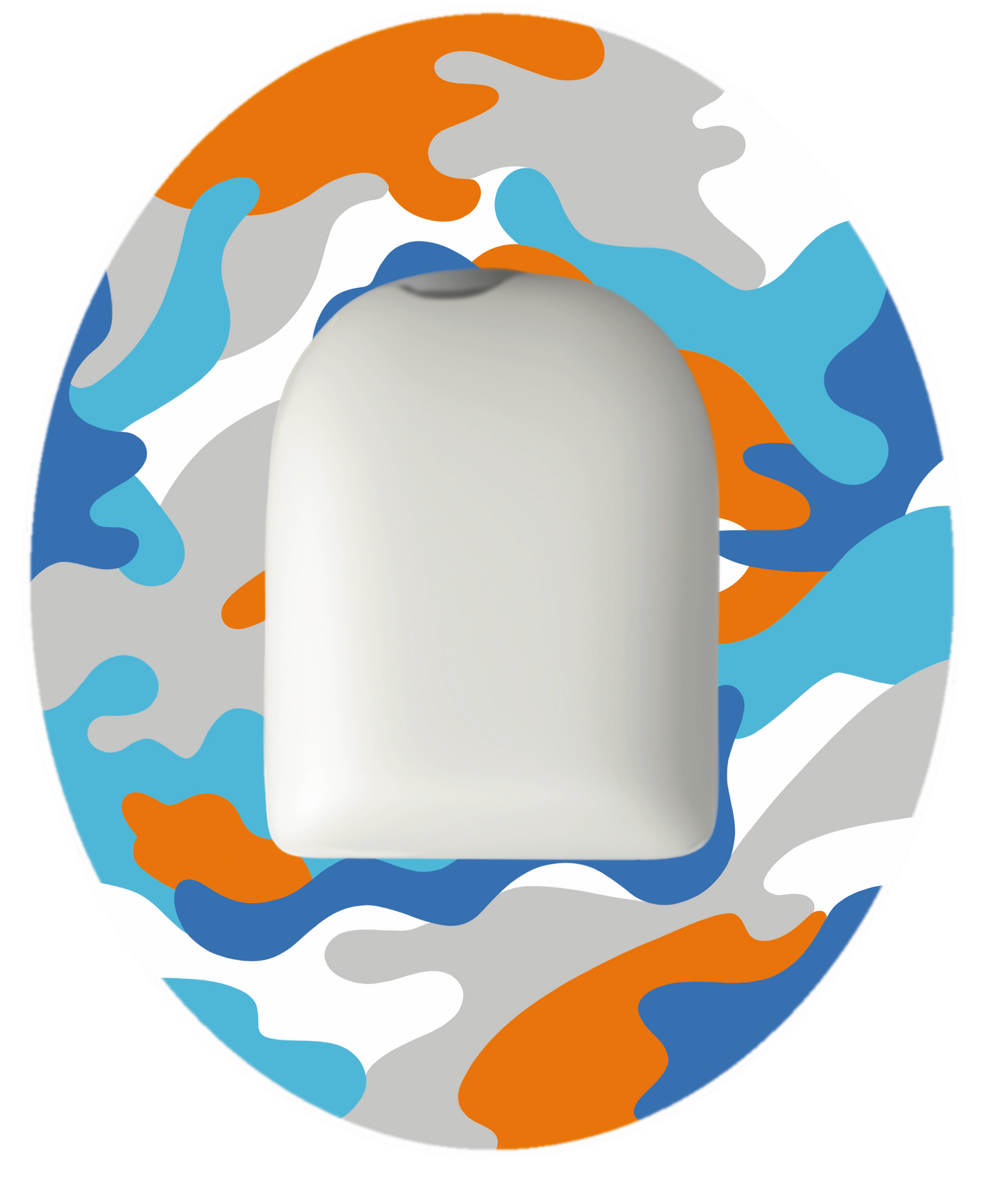 Orange Camo Patches