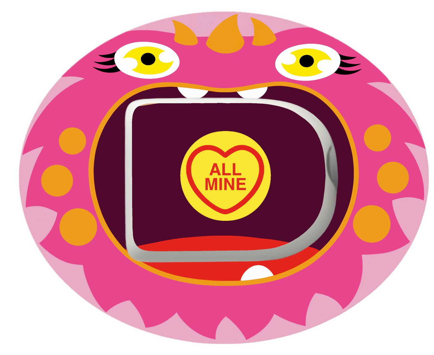 Pink Monster Patches