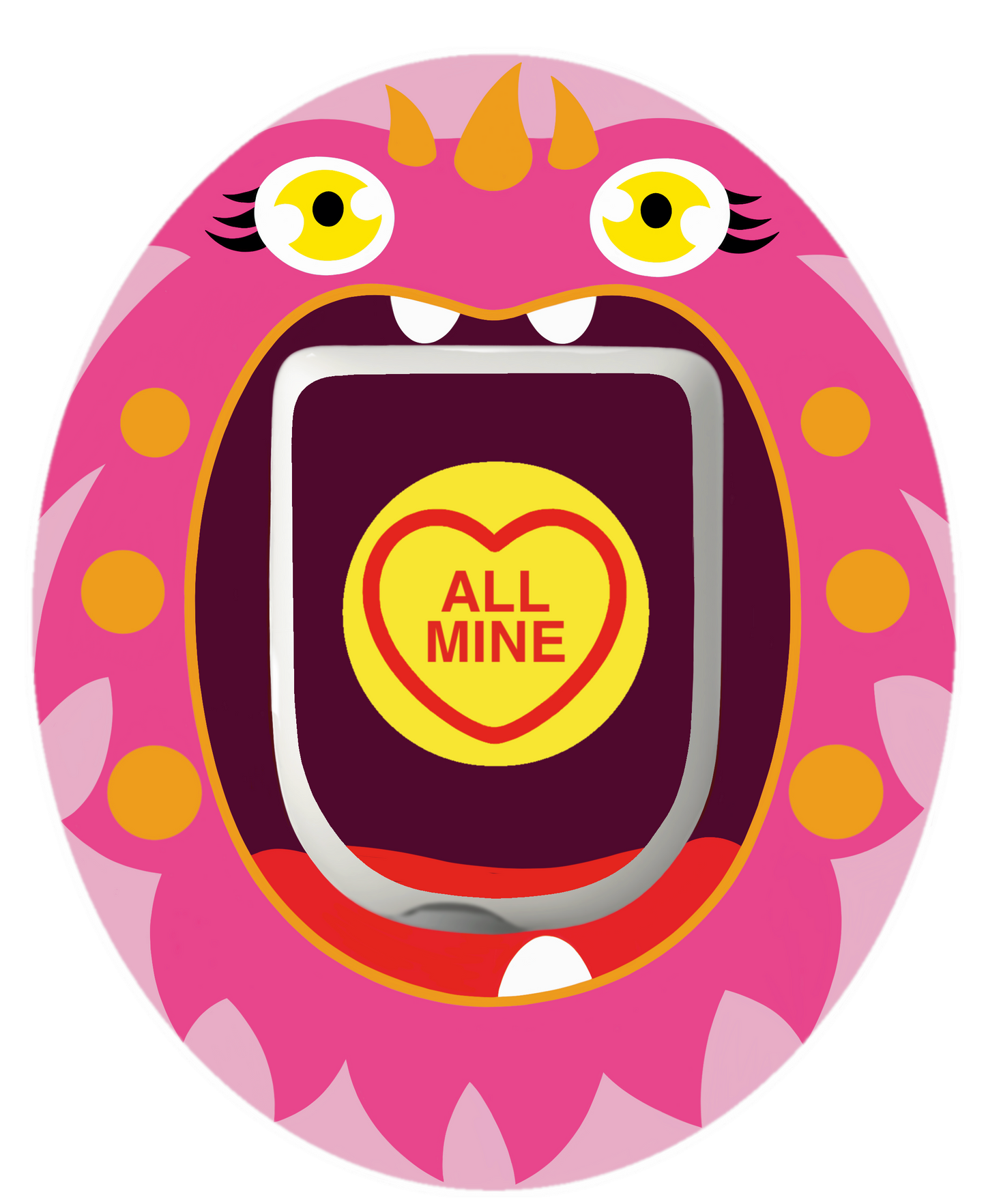 Pink Monster Patches