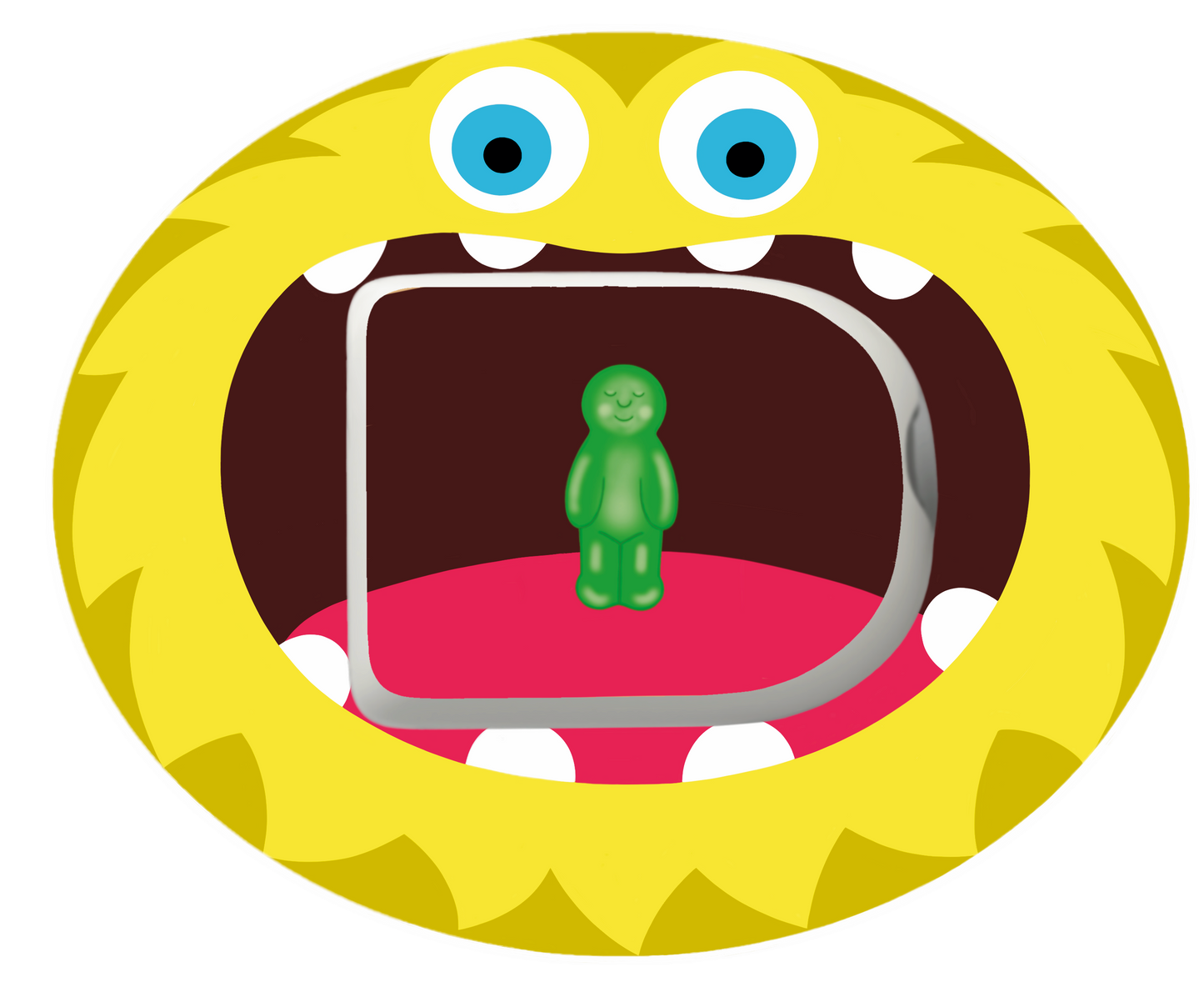 Yellow Monster Patches