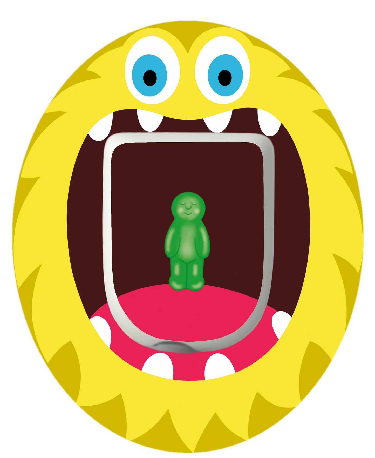 Yellow Monster Patches