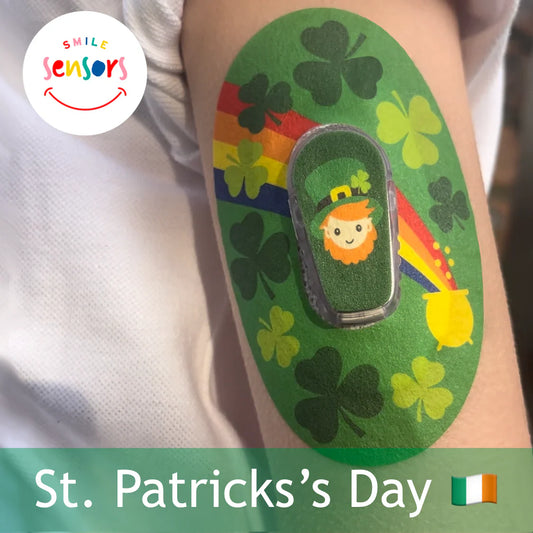 St Patrick’s Day CGM & Insulin Pump Patches