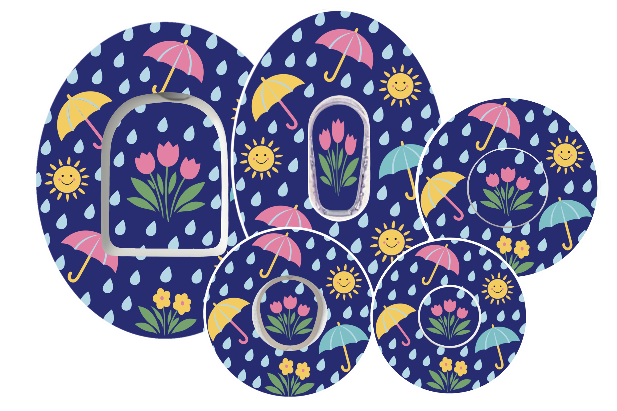 April Showers CGM waterproof Patch for Freestyle Libre, Dexcom, Omnipod and Medtronic by SmileSensors