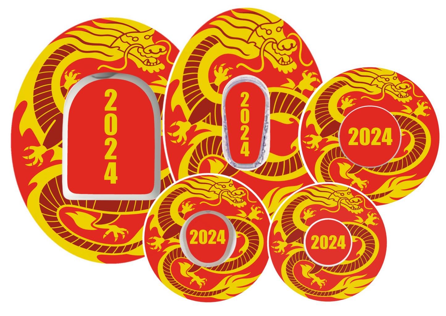 Chinese Dragon Stickers