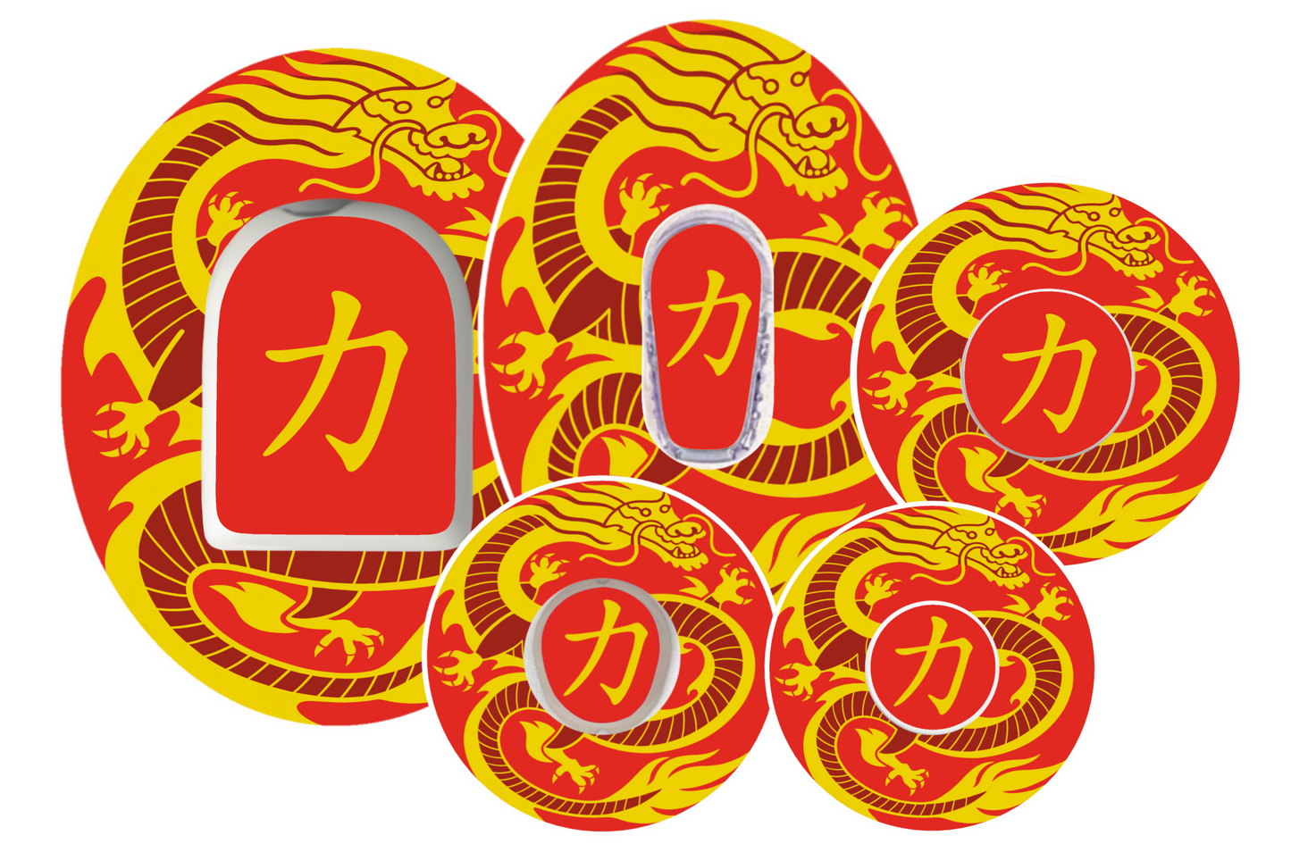 Chinese Dragon Patches