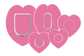 Malibu Heart Patches