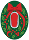 Christmas Wreath Patches