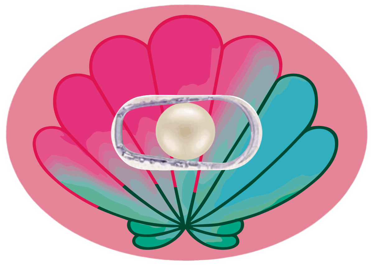 Pearl Shell waterproof CGM Patch for Dexcom G6 horizontal adhesive by SmileSensors
