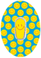 Smiley Blue Patches