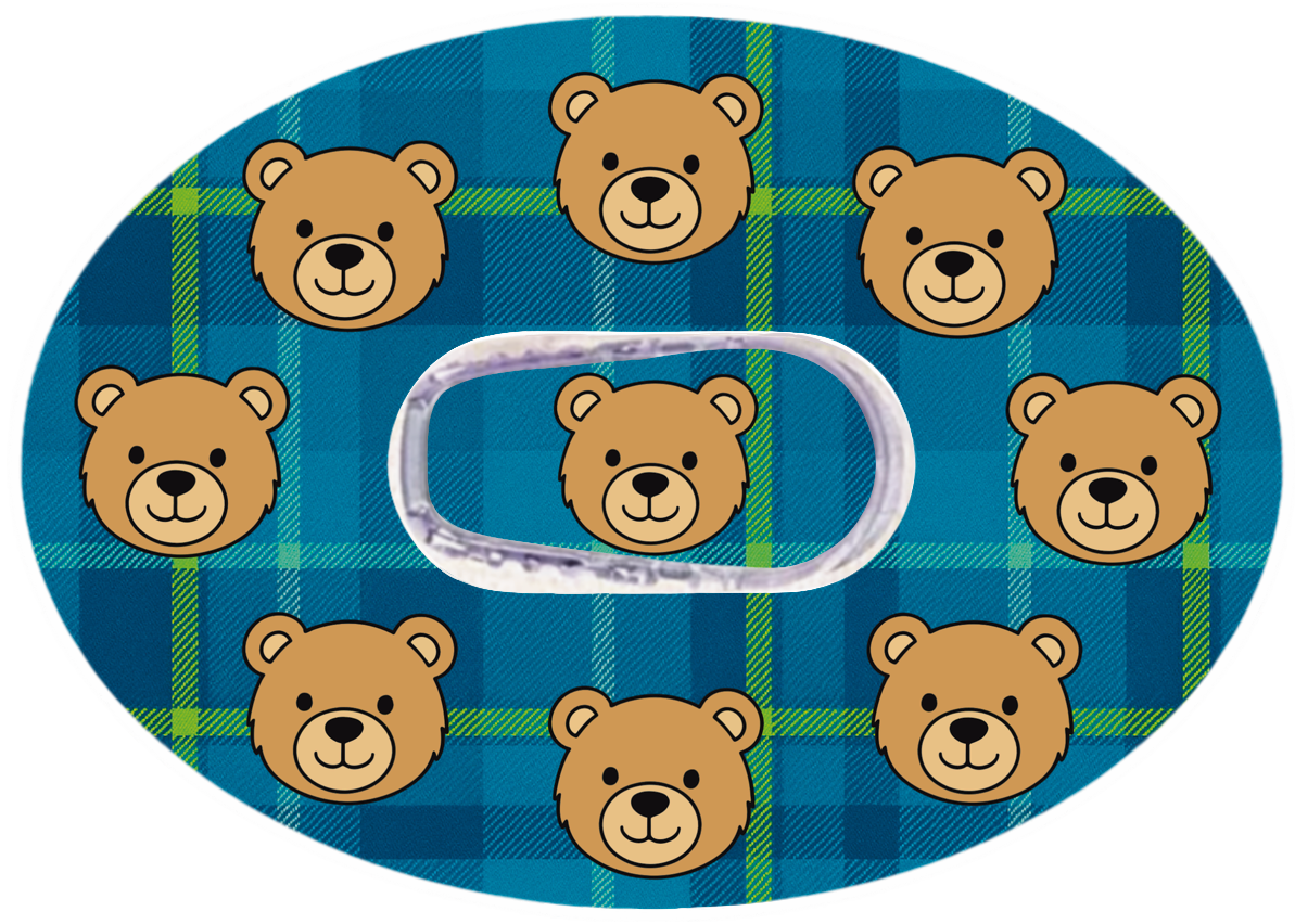 Tartan Bears Patches