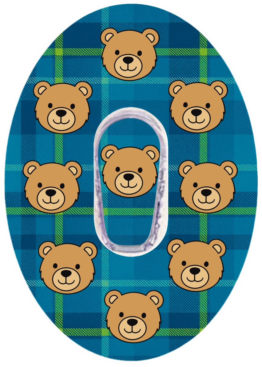 Tartan Bears Patches