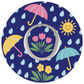 April Showers Waterproof CGM Patch for Dexcom G7 adhesive by SmileSensors