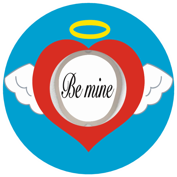 Dexcom G7 CGM patch Be Mine Valentine’s tattoo design | SmileSensors