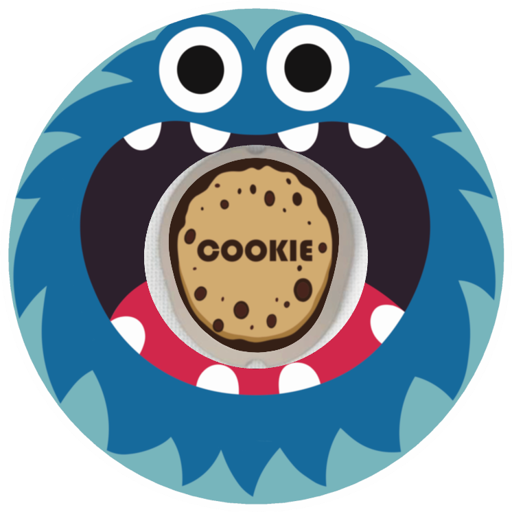 Cookie Monster waterproof CGM Patch for Dexcom G7 adhesive by SmileSensors