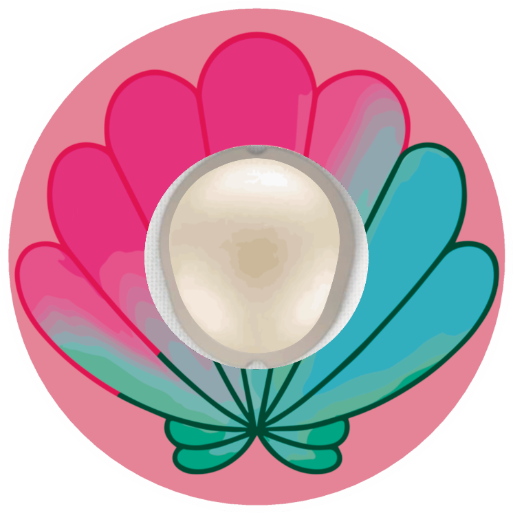 Pearl Shell waterproof CGM Patch for Dexcom G7 adhesive by SmileSensors