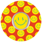 Smiley Orange Patches