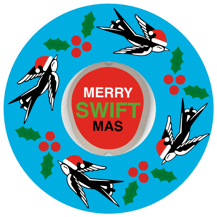 Swiftmas Blue Patches