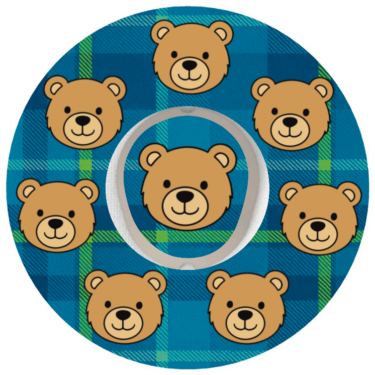 Tartan Bears Patches