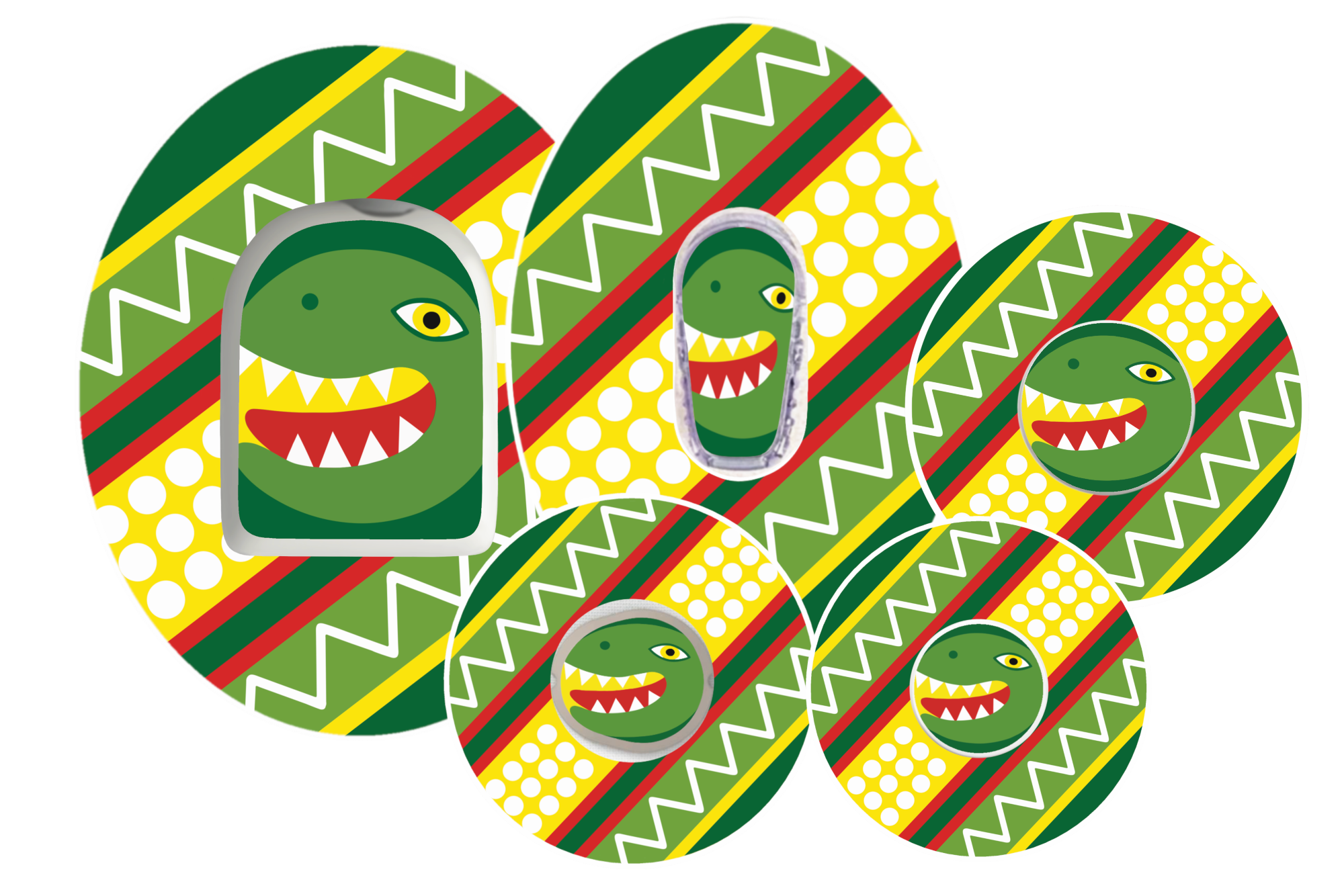 Dinosaur Egg CGM Patch for Freestyle Libre, Dexcom, Omnipod and Medtronic by SmileSensors