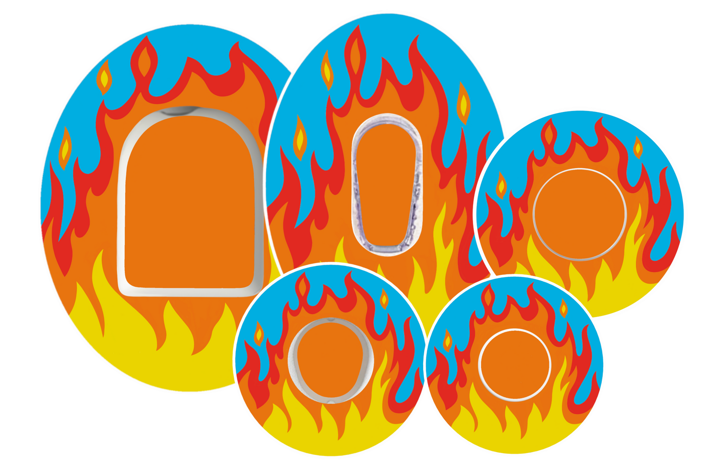 Flames Patches