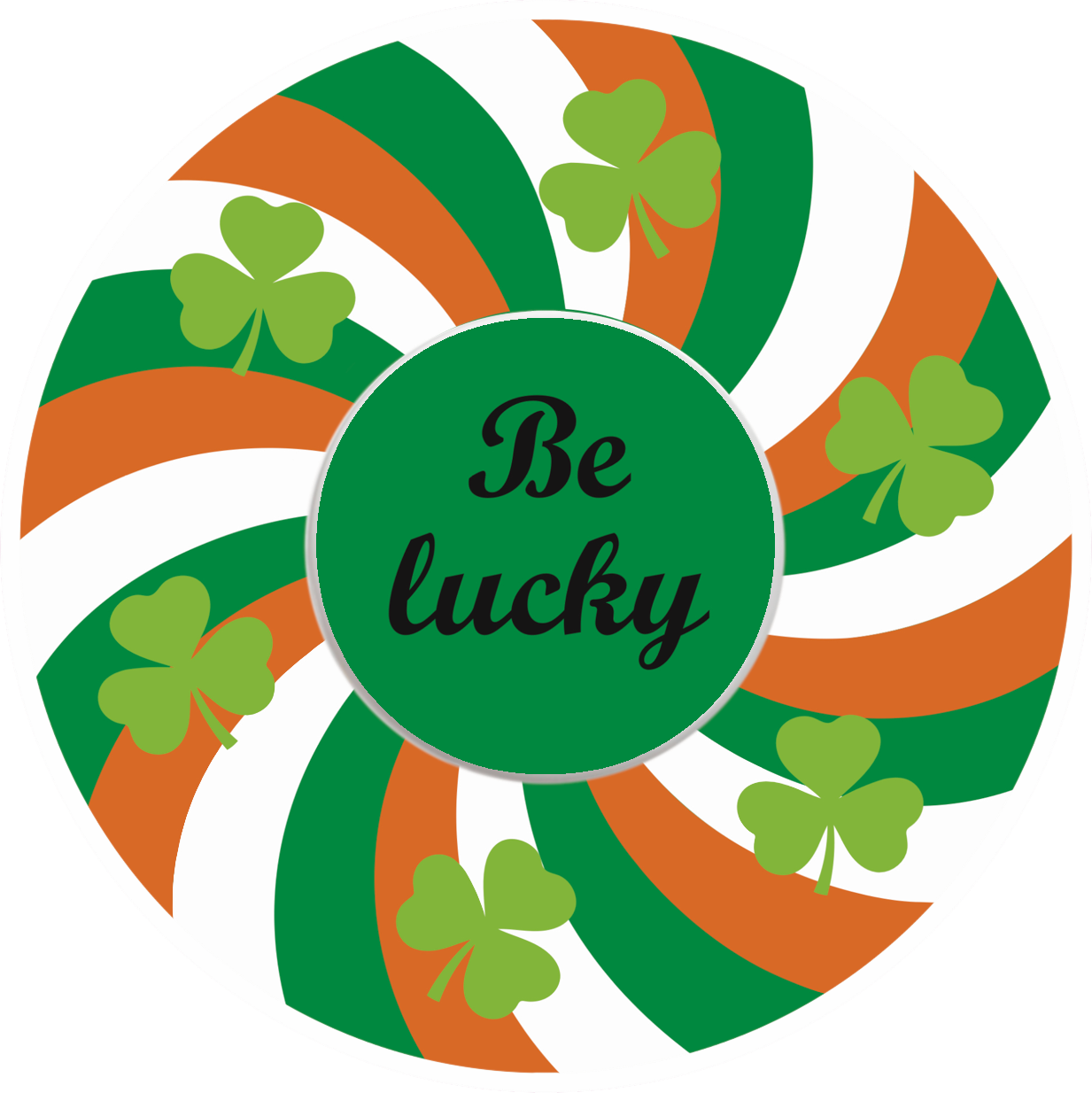 Be Lucky St Patrick’s Day CGM Patch for FreeStyle Libre – Irish Flag Shamrock Diabetes Sticker by SmileSensors