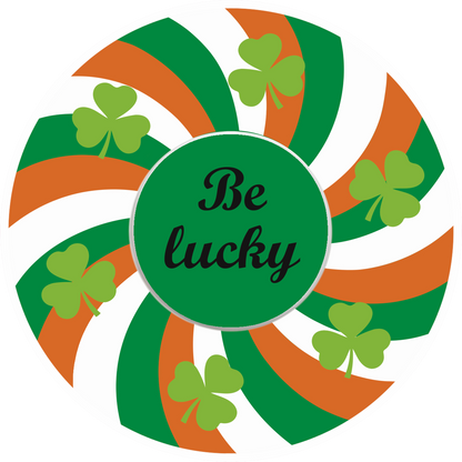 Be Lucky St Patrick’s Day CGM Patch for FreeStyle Libre – Irish Flag Shamrock Diabetes Sticker by SmileSensors