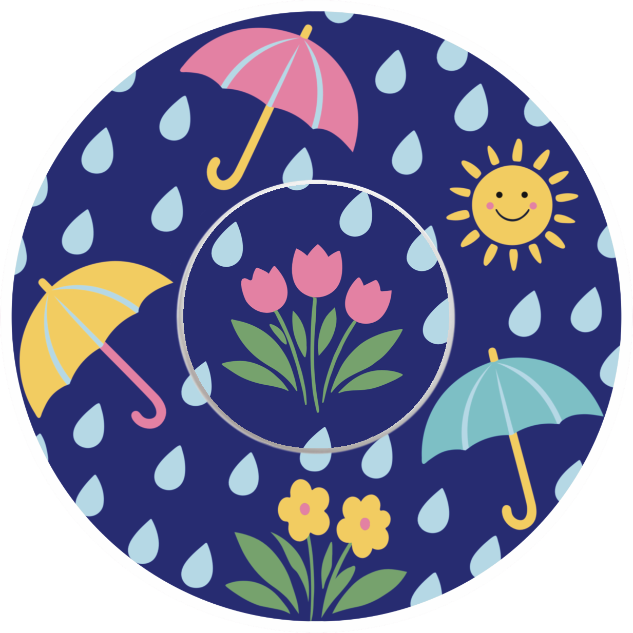 April Showers CGM Waterproof Patch for Freestyle Libre 1 & 2 adhesive by SmileSensors