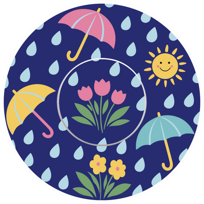 April Showers CGM Waterproof Patch for Freestyle Libre 1 & 2 adhesive by SmileSensors