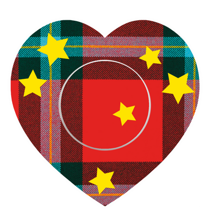 Christmas Heart Patches