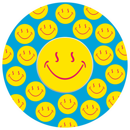 Smiley Blue Patches