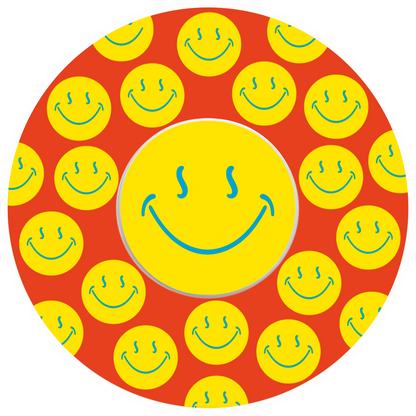 Smiley Orange Patches