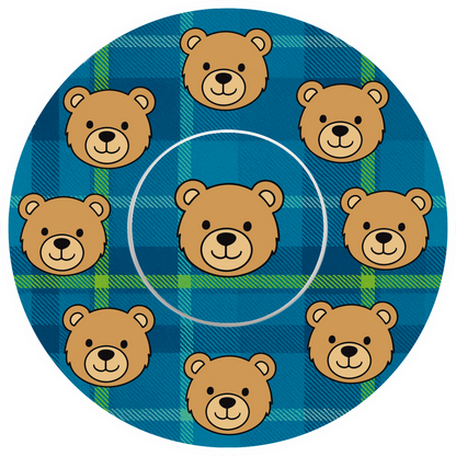 Tartan Bears Patches