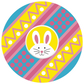 Bunny Egg Easter CGM Patch for Freestyle Libre 3 adhesive by SmileSensors