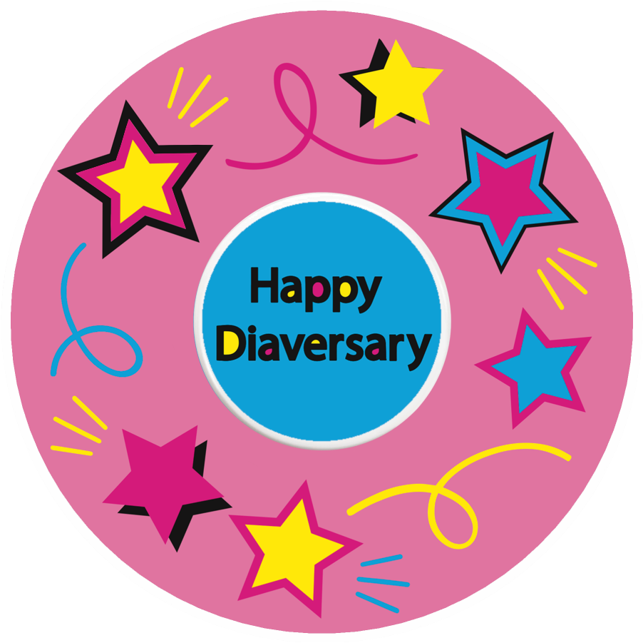 Diaversary Pink Patches