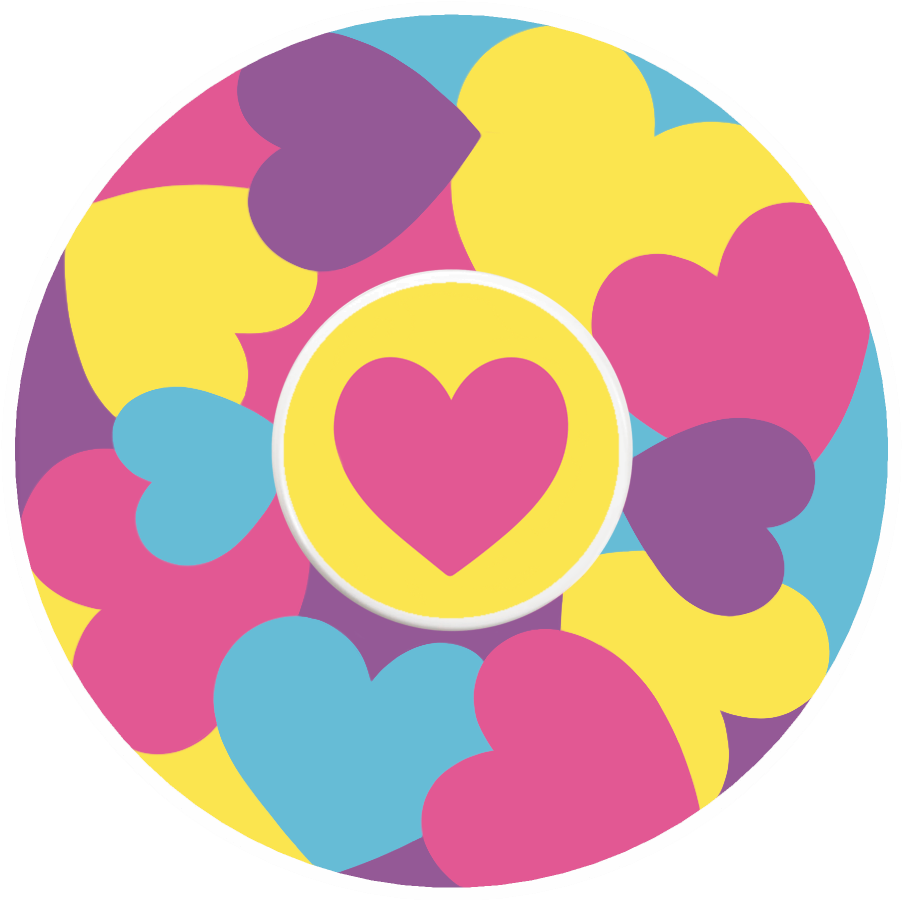 Pastel Hearts Patches