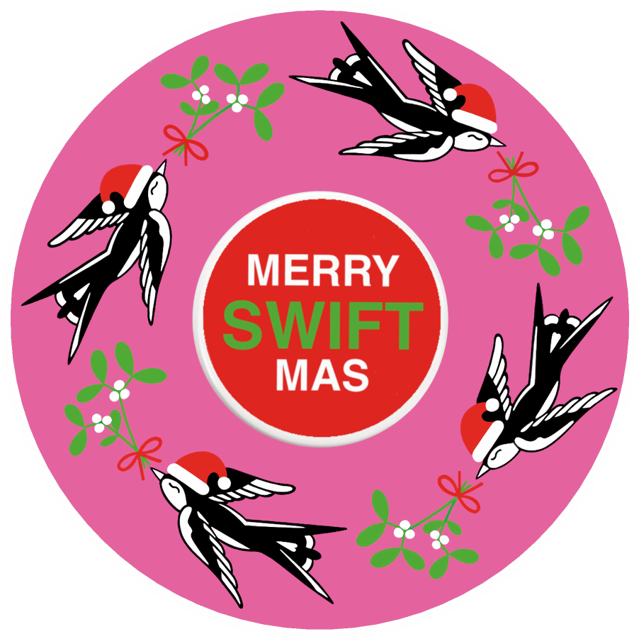 Swiftmas Pink Patches