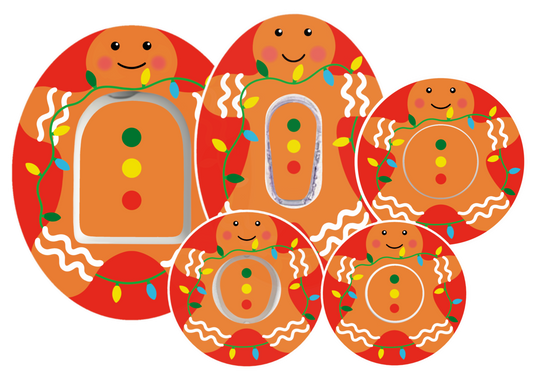 Gingerbread Man Patches