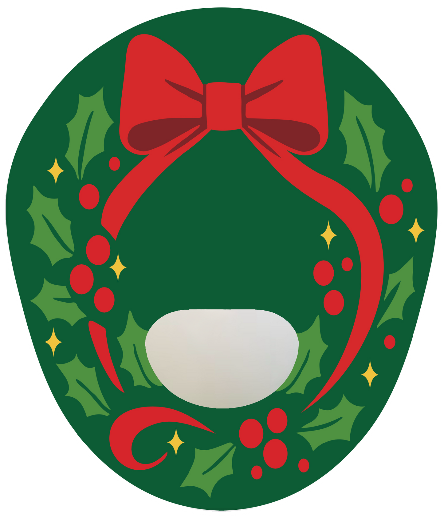 Christmas Wreath Patches