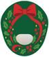 Christmas Wreath Patches