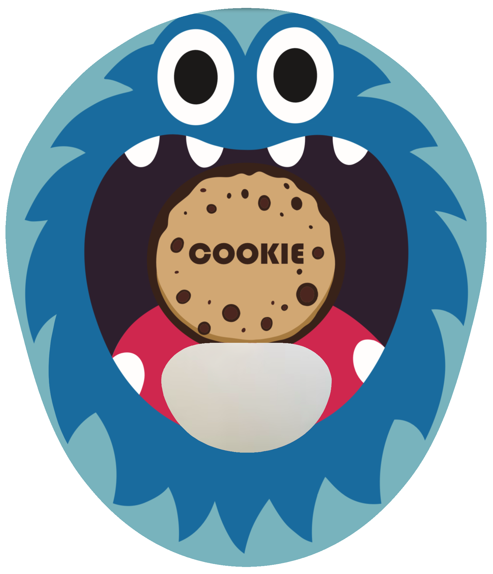 Cookie Monster waterproof CGM Patch for Medtronic adhesive by SmileSensors
