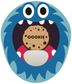 Cookie Monster waterproof CGM Patch for Medtronic adhesive by SmileSensors