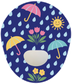 April Showers Waterproof CGM Patch for Guardian Enlite 3 & 4 adhesive by SmileSensors