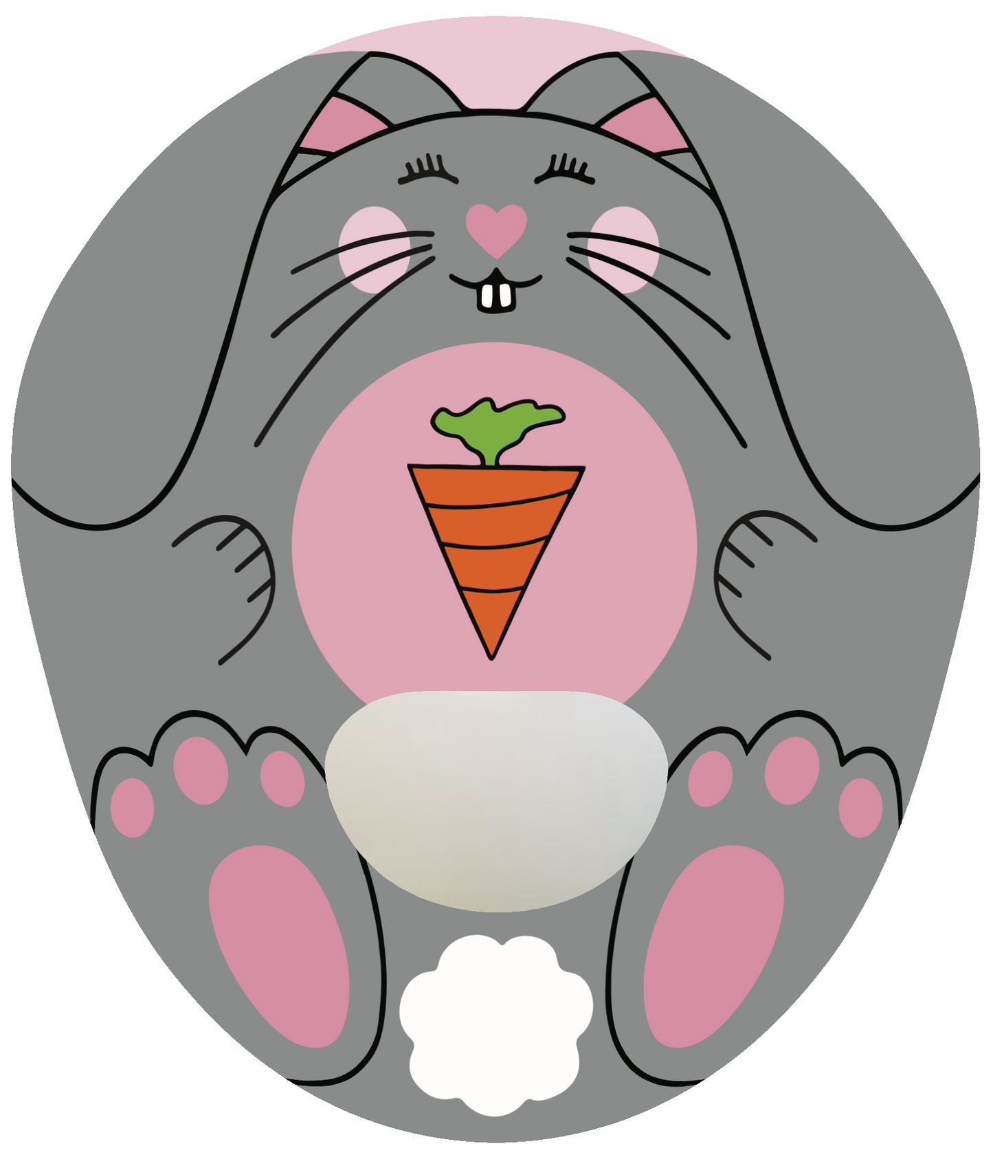 Betty Bunny Easter CGM Patch for Medtronic waterproof adhesive by SmileSensors