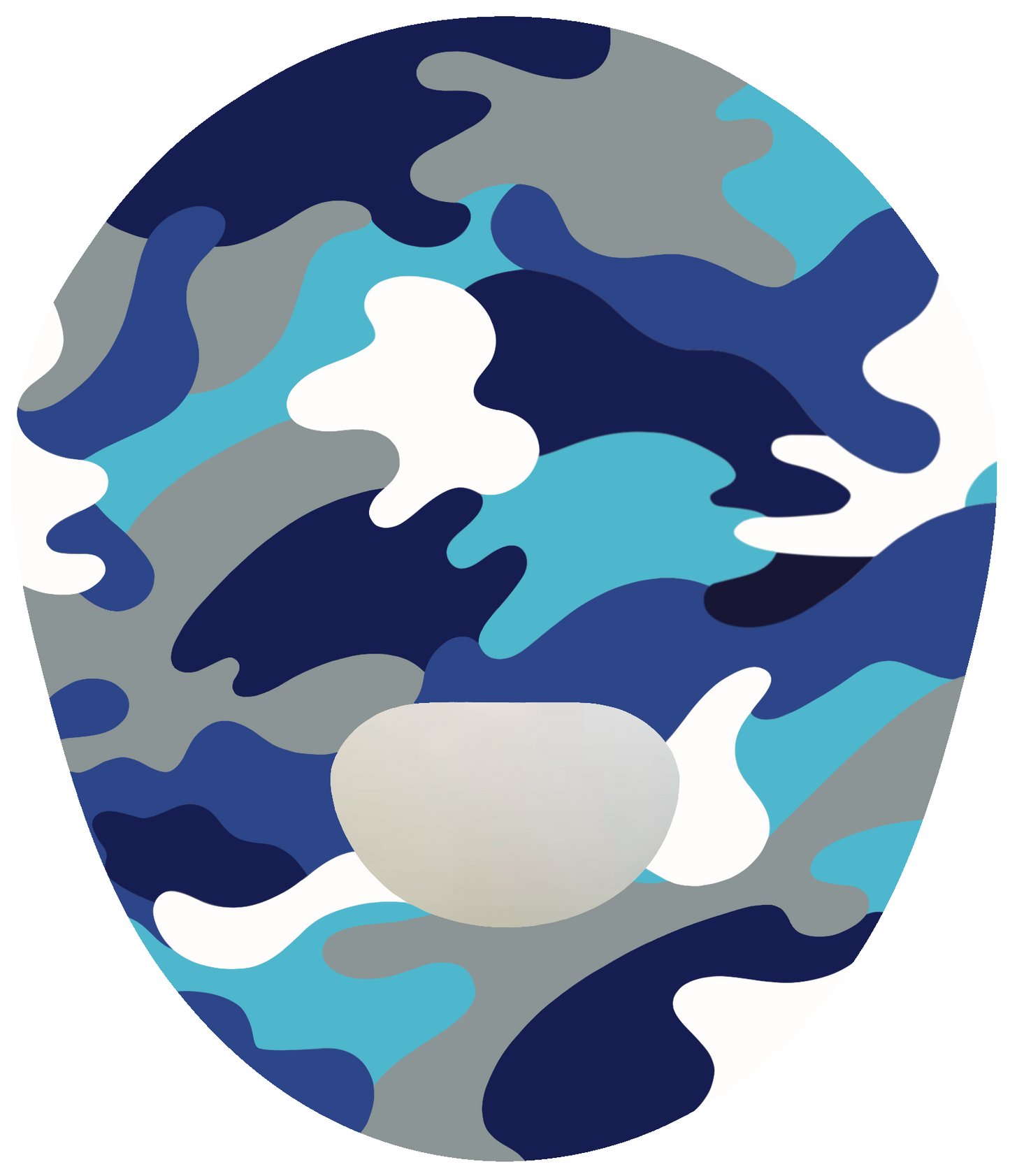 Blue Camo Patches