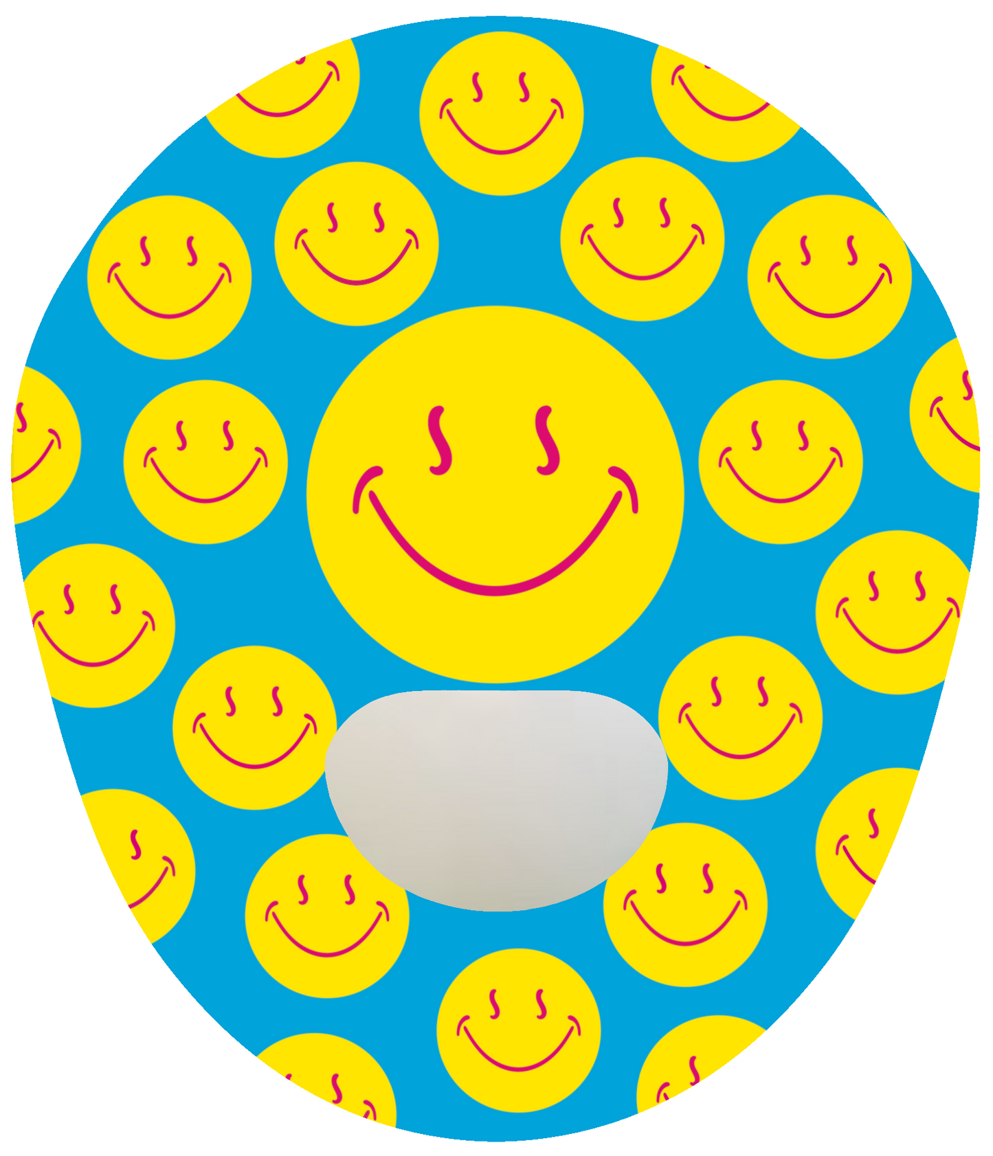 Smiley Blue Patches