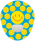 Smiley Blue Patches